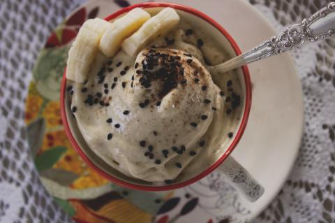 Επιδόρπιο μπανάνας με ταχίνι