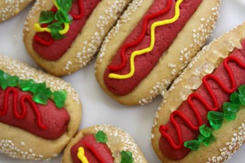 Μπισκότα έκπληξη hot-dog