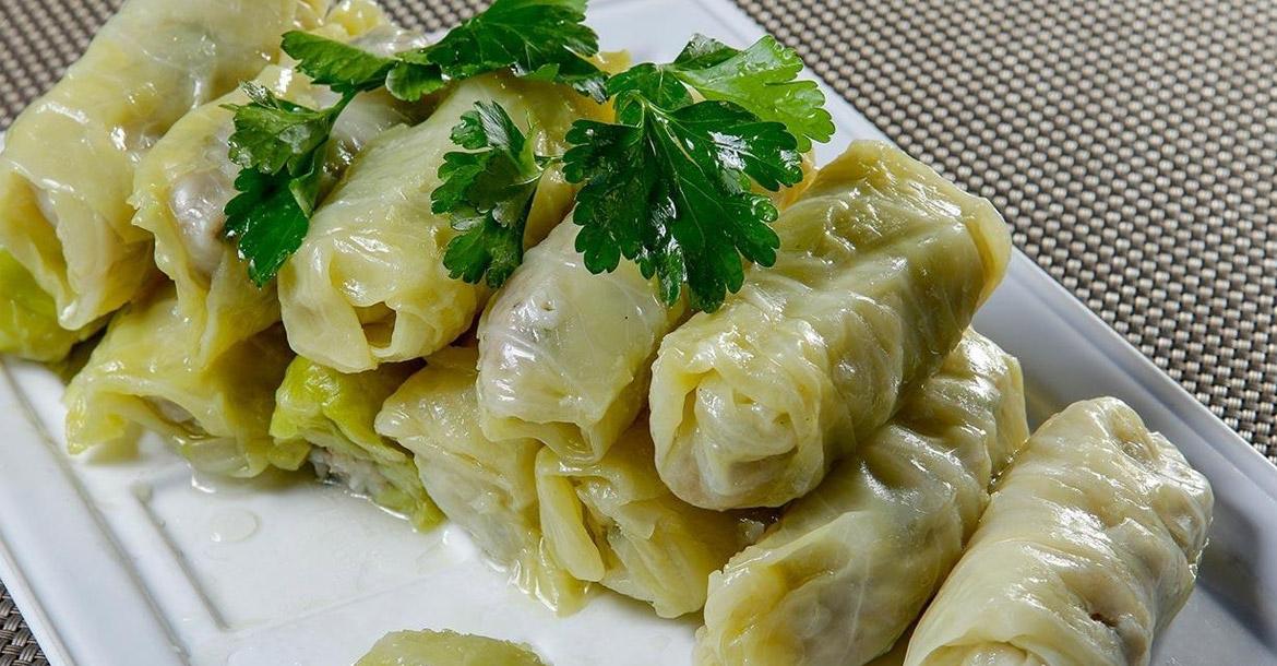 Λαχανοντολμάδες με τόνο