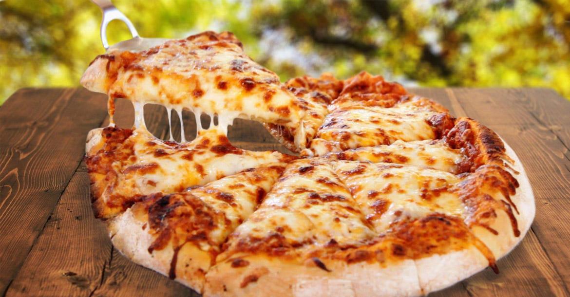 Πίτσα με διπλό τυρί