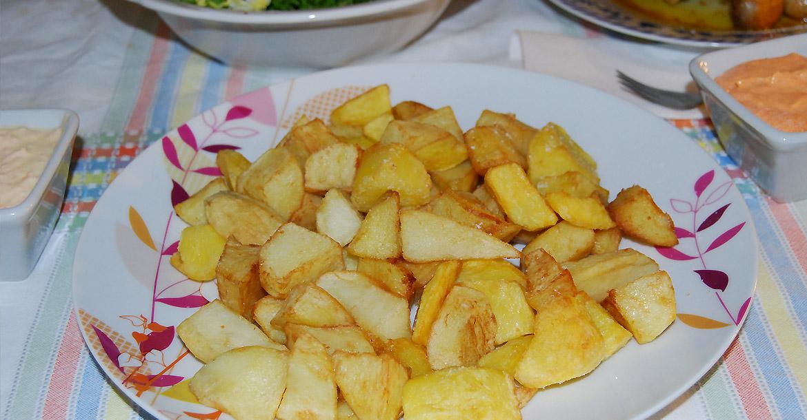 Πατάτες φούρνου στο τηγάνι