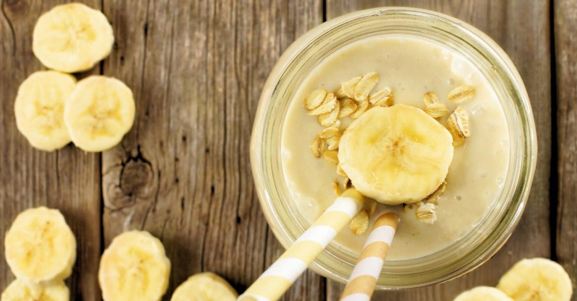 Smoothie με μπανάνες και αχλάδι